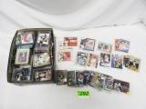 SHOE BOX FULL OF ASSORTED BASEBALL CARDS