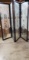 SPECTACULAR FOUR-PANEL ART DECO GLASS SCREEN,