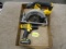 DEWALT CIRCLE SAW  & DEWALT 12 VOLT DRILL- NO BATTERIES