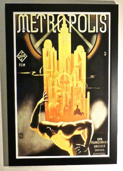 METROPOLIS, REPRODUCTION 1930'S MOVIE POSTER (24x36")