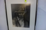CHARCOAL DRAWING OF AN AFRICAN AMERICAN GENTLEMAN