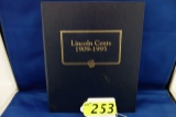 LINCOLN CENTS WHITMAN COIN ALBUM 1909-1995. 189 TOTAL CENTS