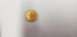 1919 DOS PESOS MEXICO GOLD COIN, .0482 OZ, DISCOLORED ON OBVERSE