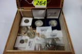 LARGE LOT OF SILVER COINS: