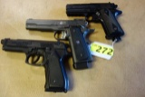 (3) CO2 PELLET PISTOLS