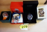 (4) NEW IN BOX WATCHES: