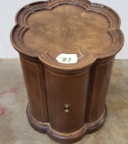 BURLED WALNUT SIDE TABLE