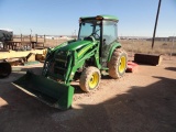 2012JOHN DEERE 4520 TRACTOR WITH 400CX BUCKET & LANDPRIDE BRUSHOG