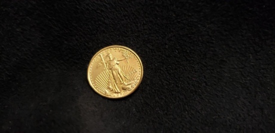 1999 $5 AMERICAN GOLD EAGLE 1/10 OUNCE GOLD COIN
