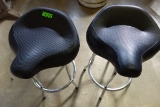 (2) MOTORCYCLE SEAT STOOLS