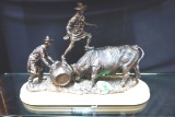 RODEO HEROES CAST RESIN SCULPTURE 