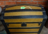 ANTIQUE CAMEL BACK TRUNK