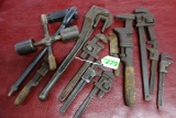 LOT OF VINTAGE & ANTIQUE WRENCHES