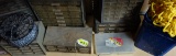 LARGE LOT OF NUTS,BOLTS & SCREWS STORAGE CONTAINERS,