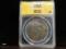 ANACS GRADED MS60, DETAILS, CLEANED PEACE SILVER DOLLAR