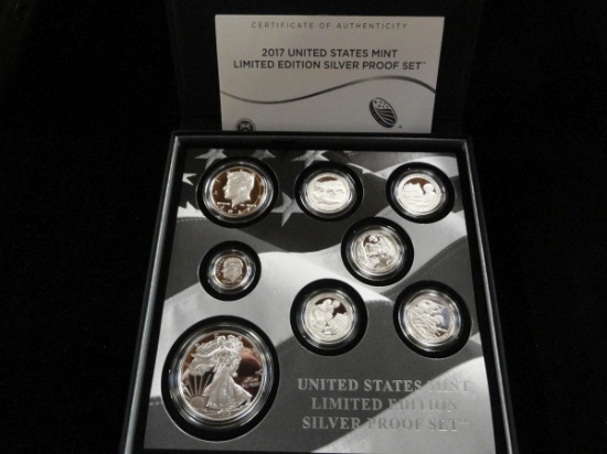 UNITED STATES MINT 2017 LIMITED EDITION SILVER PROOF SET
