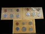 (3) U.S. MINT PROOF SETS: 1959, 1960, 1962