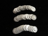 ROLL OF 50 MIXED DATE PRE-1965 SILVER ROOSEVELT DIMES
