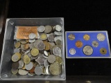 LARGE LOT OF FOREIGN COINS