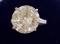 12 CT DIAMOND SOLITAIRE RING: PLATINUM AND DIAMOND RING