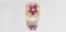 14KT YELLOW GOLD, RUBY AND DIAMOND RING: