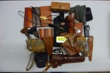 LOT OF LEATHER HOLSTERS
