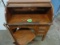ANTIQUE CHILD'S ROLL TOP DESK AND CHAIR