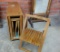 DROP LEAF TABLE WITH 4 CHAIRS INSIDE