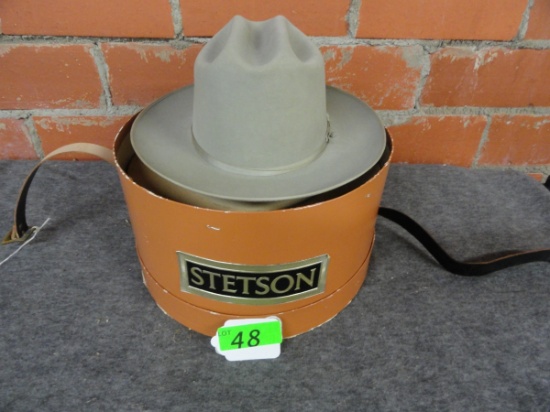 VINTAGE STETSON HAT AND BOX