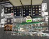 LARGE LOT OF UNCIRCULATED & GOLD PLATED STATE QUARTERS
