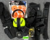 HONEYWELL EAR PROTECTION WITH 8 HOLSTERS WITH MAG HOLDERS