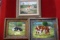 (3) SMALL FRAMED BETTY ROSE (MIDLAND ARTIST) ORIGINAL OIL ON CANVAS  PAINTINGS