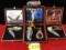 (3) BOXED COLLECTIBLE FOLDING KNIVES, 1 WITH POCKET WATCH