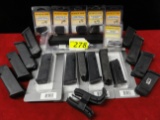 LARGE LOT OF GLOCK MAGS & EXTENSIONS