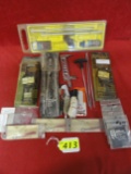 LOT OF GUN CLEANING SUPPLIES