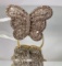 10KT YELLOW GOLD AND DIAMOND RING SET IN A BUTTERFLY DESIGN (6.8G)
