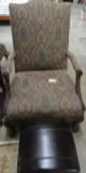 CUSTOM UPHOLSTERED OCCASIONAL CHAIR