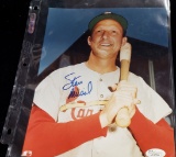 JSA CERTIFIED STAN MUSIAL AUTOGRAPHED PHOTOGRAPH