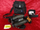 PAIR OF ZEISS 10X42 BINOCULARS AND ZEISS CLEANING KIT