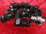 35MM FILM CAMERAS WITH LENS: