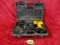 DEWALT 18 VOLT DRILL WITH SPARE BATTERY CHARGER IN CASE