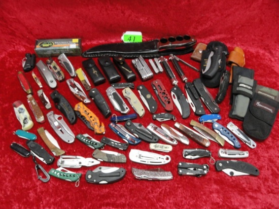 LARGE LOT OF ASSORTED KNIVES
