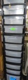 LARGE LOT OF PLASTIC STORAGE CONTAINERS