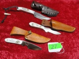 (3) KING RANCH KNIVES: