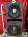 SPEAKER BOX WITH (2) ALPINE BASS LINE SPEAKERS