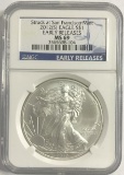 NGC EARLY RELEASES 2012-S SILVER EAGLE MS69 COIN