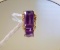 14KT YELLOW GOLD AND AMETHYST RING