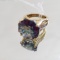 14KT YELLOW GOLD AND MYSTIC TOPAZ RING