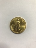 1999 25 DOLLAR, 1/2 OUNCE FINE GOLD COIN