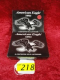 20 ROUNDS AMERICAN EAGLE XM33 50 BMG 660 GR FMJ